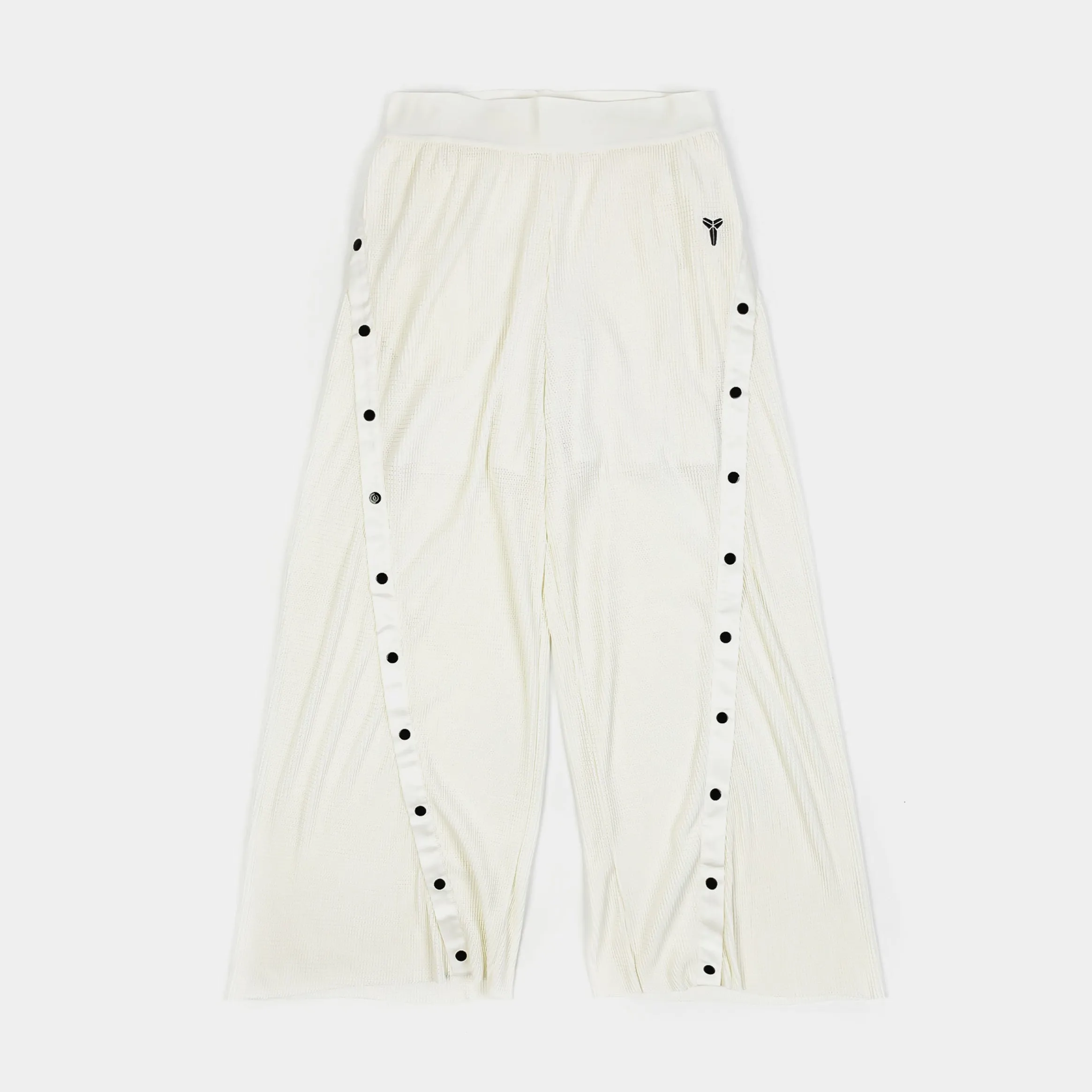 StretchFabric Kobe Pleated Tear Away Womens Pants (Beige/Black)