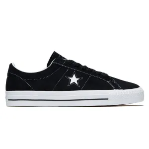 Converse CONS One Star Pro Ox Black/Black/White Durable Comfort