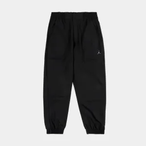 Woven Jogger Womens Pants (Black) Lightweight Weave