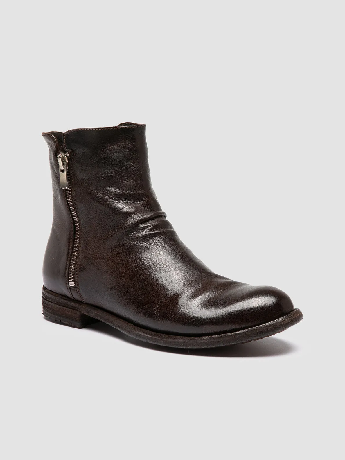 Kid Fun TPU Outsole LEXIKON 097 - Brown Leather Booties