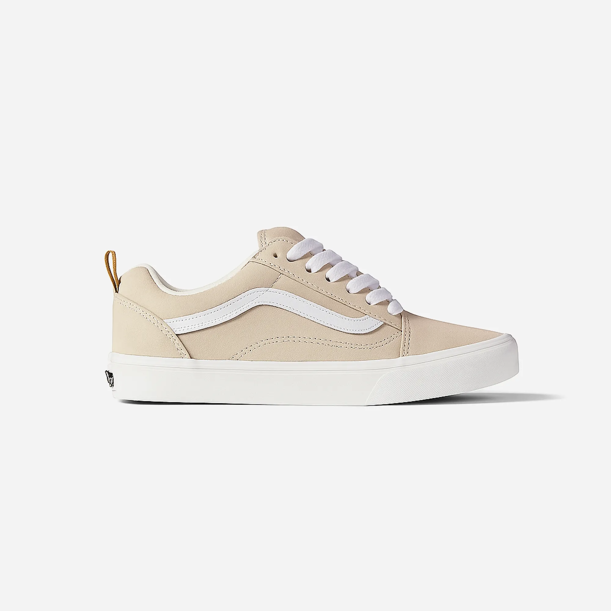 Flexible Comfort Shoes. Vans Knu Skool Suede Shoe Neutral Beige