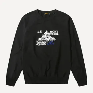 Classic Relaxed Drawstring Hood Toki Flocked Logo Sweatshirt