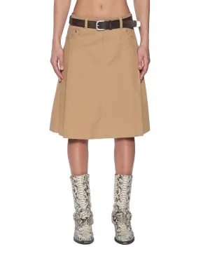 TRINITY KILT TAN Outfit Shot Travel Ease