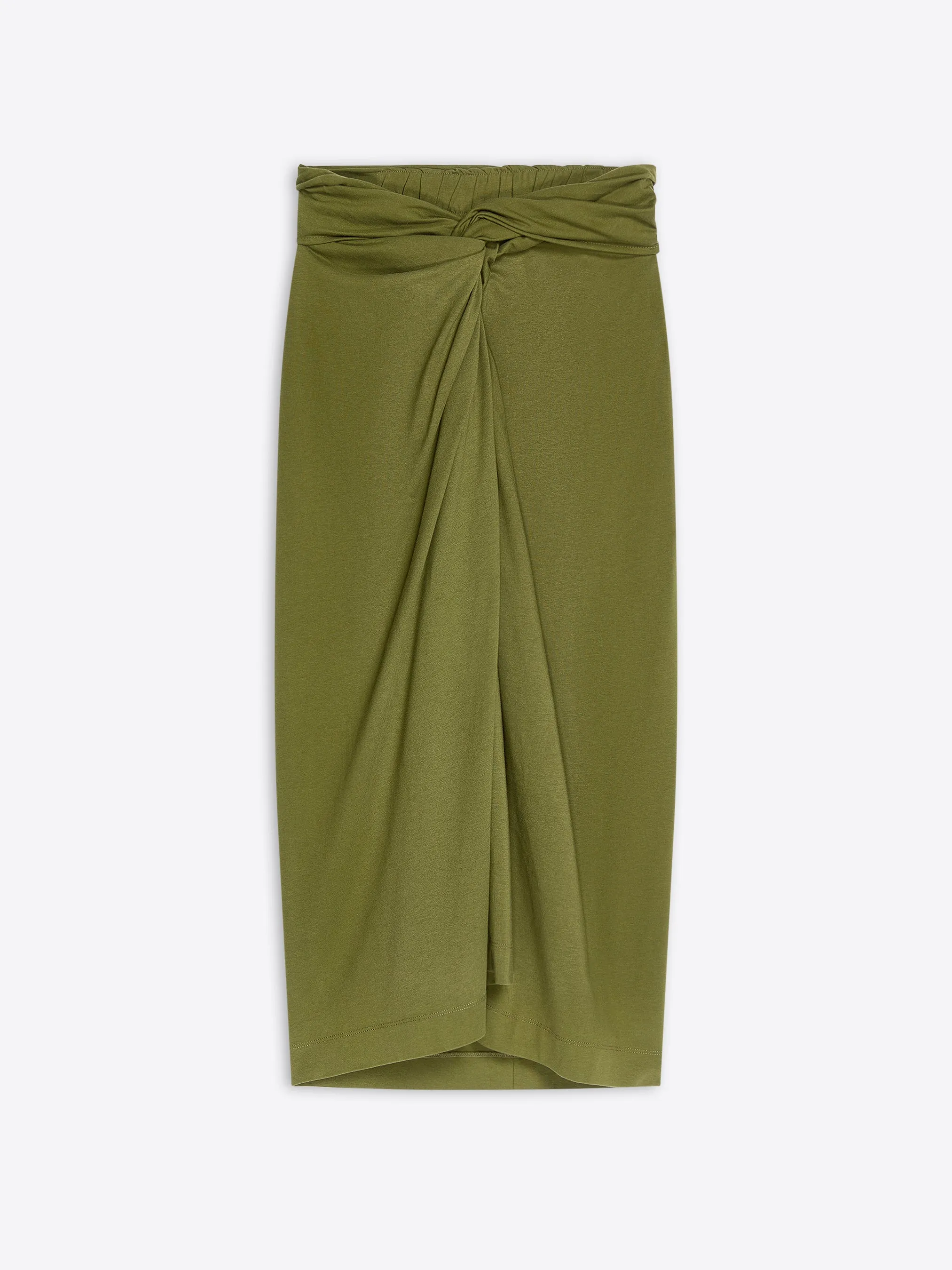 Style Staple Knotted jersey skirt