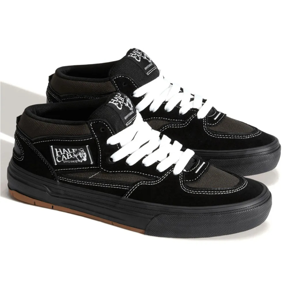 Vans - Skate Half Cab Wafflecup (Black/Asphalt) Dog Run Farm Hike