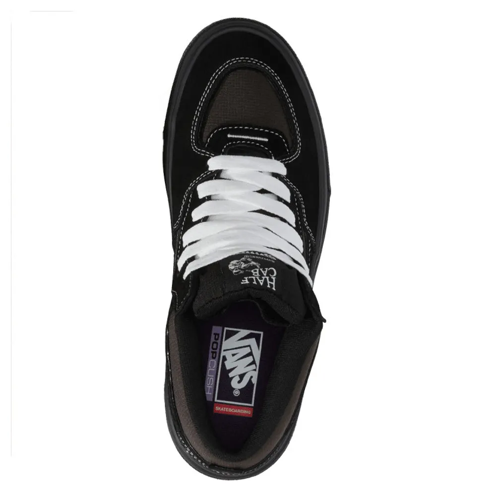Vans - Skate Half Cab Wafflecup (Black/Asphalt) Step Easy Quick Slide