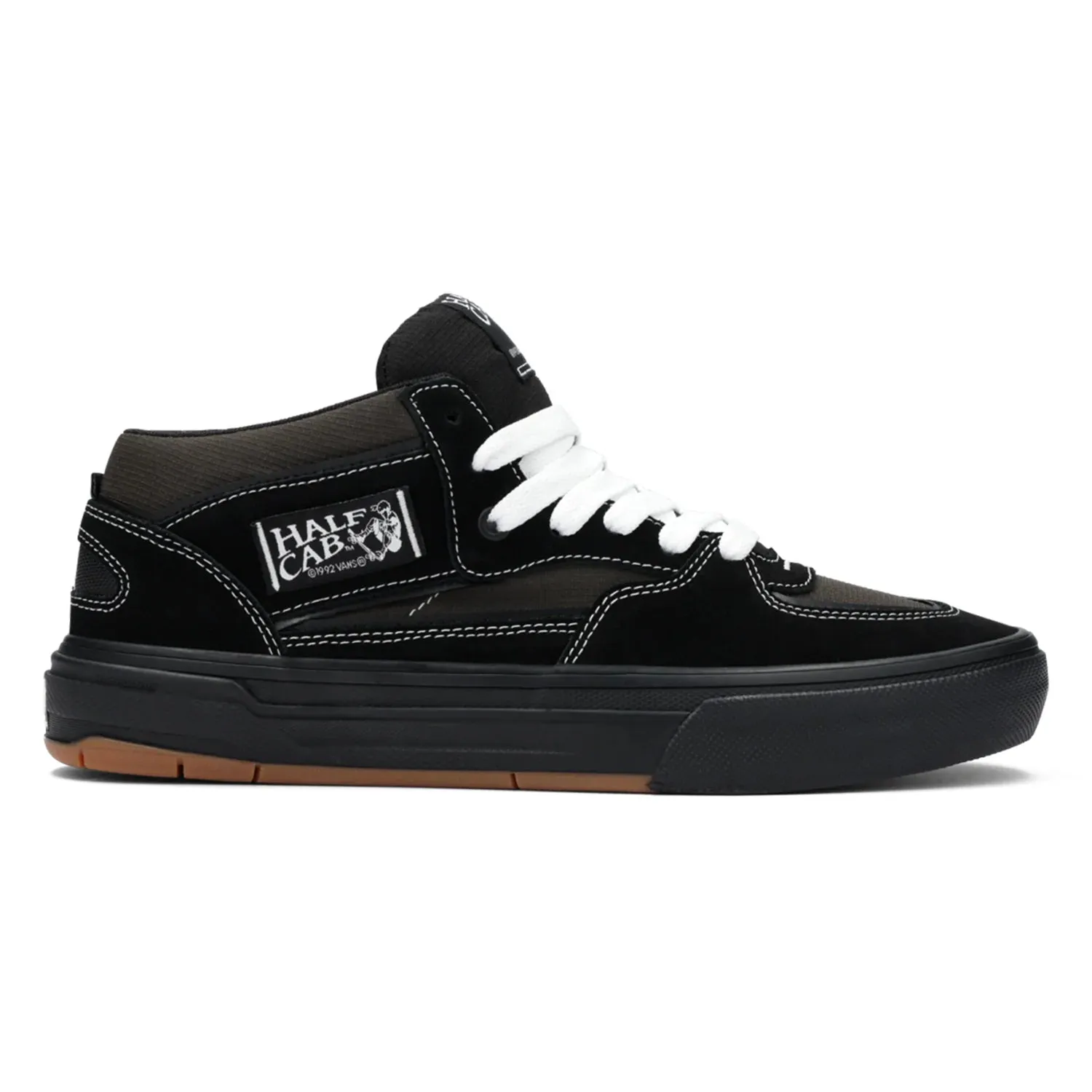 Ventilated Side Vans - Skate Half Cab Wafflecup (Black/Asphalt)