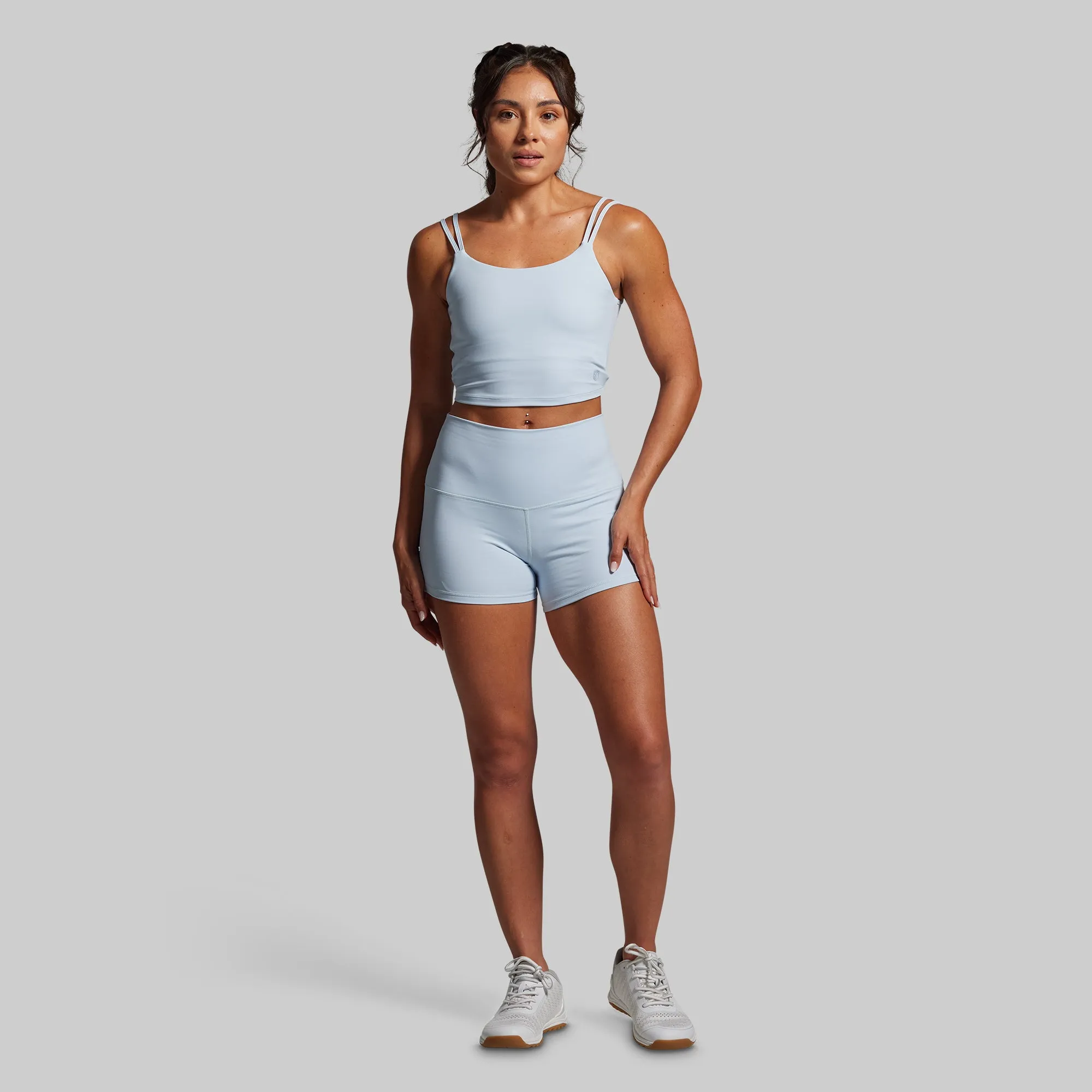 Don't Get it Twisted Sports Bra (Chambray) Workout clothes Non slip grip