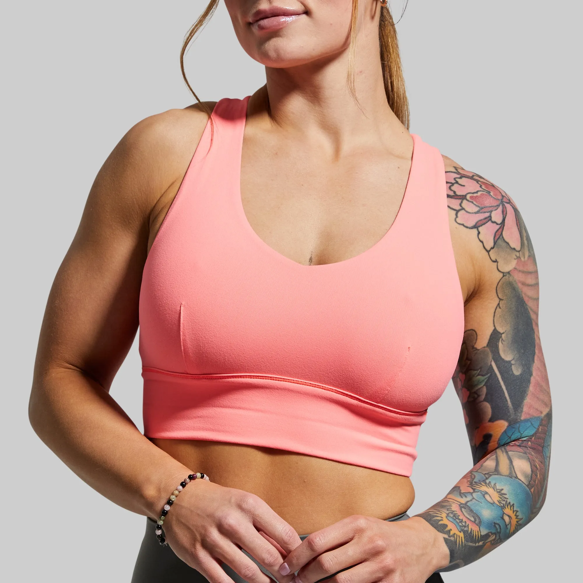 Yellow sports outfit X-Factor Sports Bra (Coral)