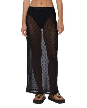 MAXI SKIRT DIAMANTE Laser Cut Edges