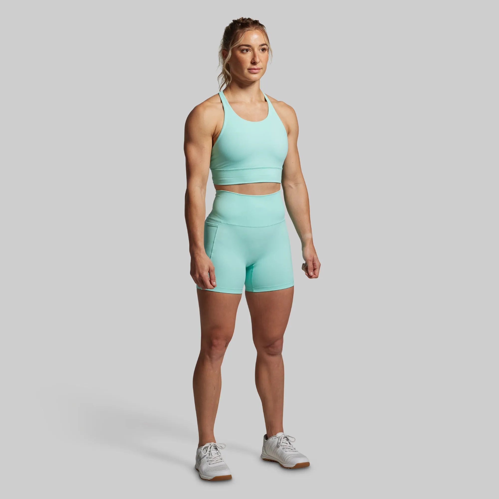 Untamed Sports Bra (Cascade) Sustainable workout gear Wear under clothes