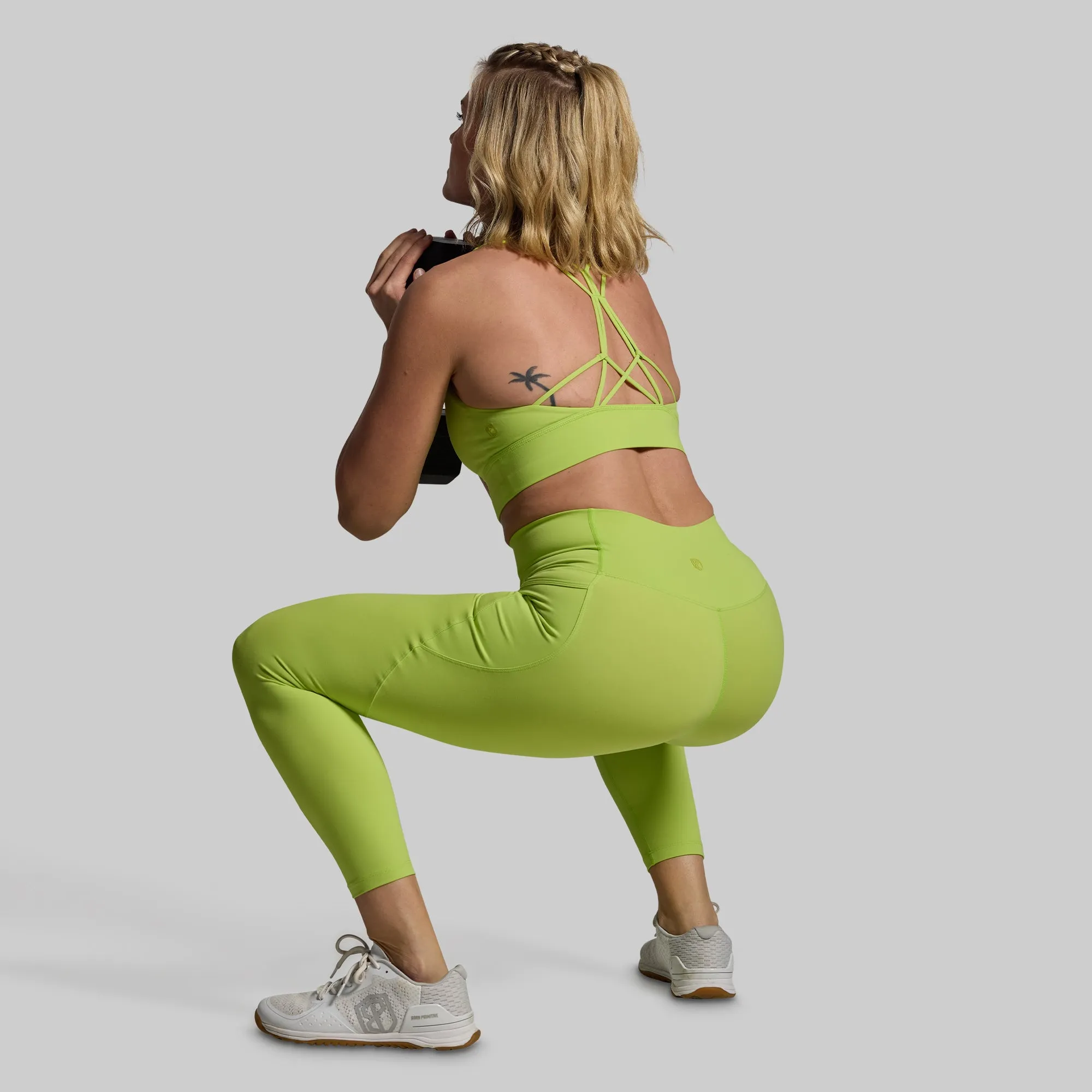 Untamed Sports Bra (Lime) Stylish