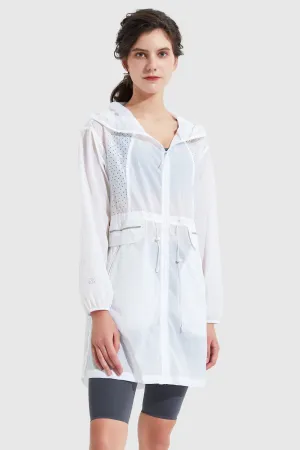 Flat Lock Stitching Reinforced Stitching UPF 40  Sun Protective Lightweight Coat