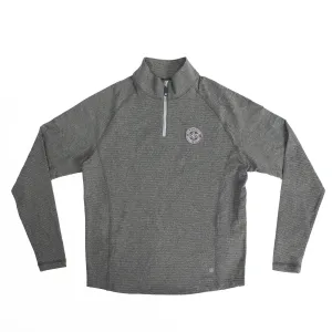 stud accents FJ Thermo Heather Brushed Quarter Zip