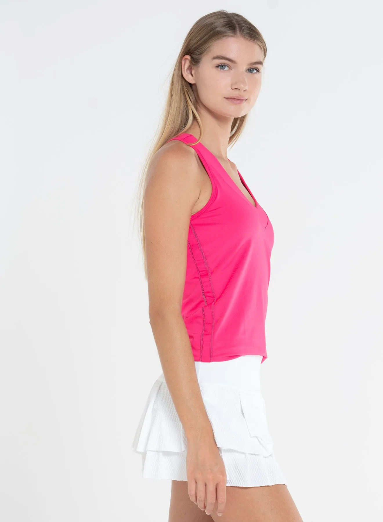 V-Neck Tank Non Chafing Edges
