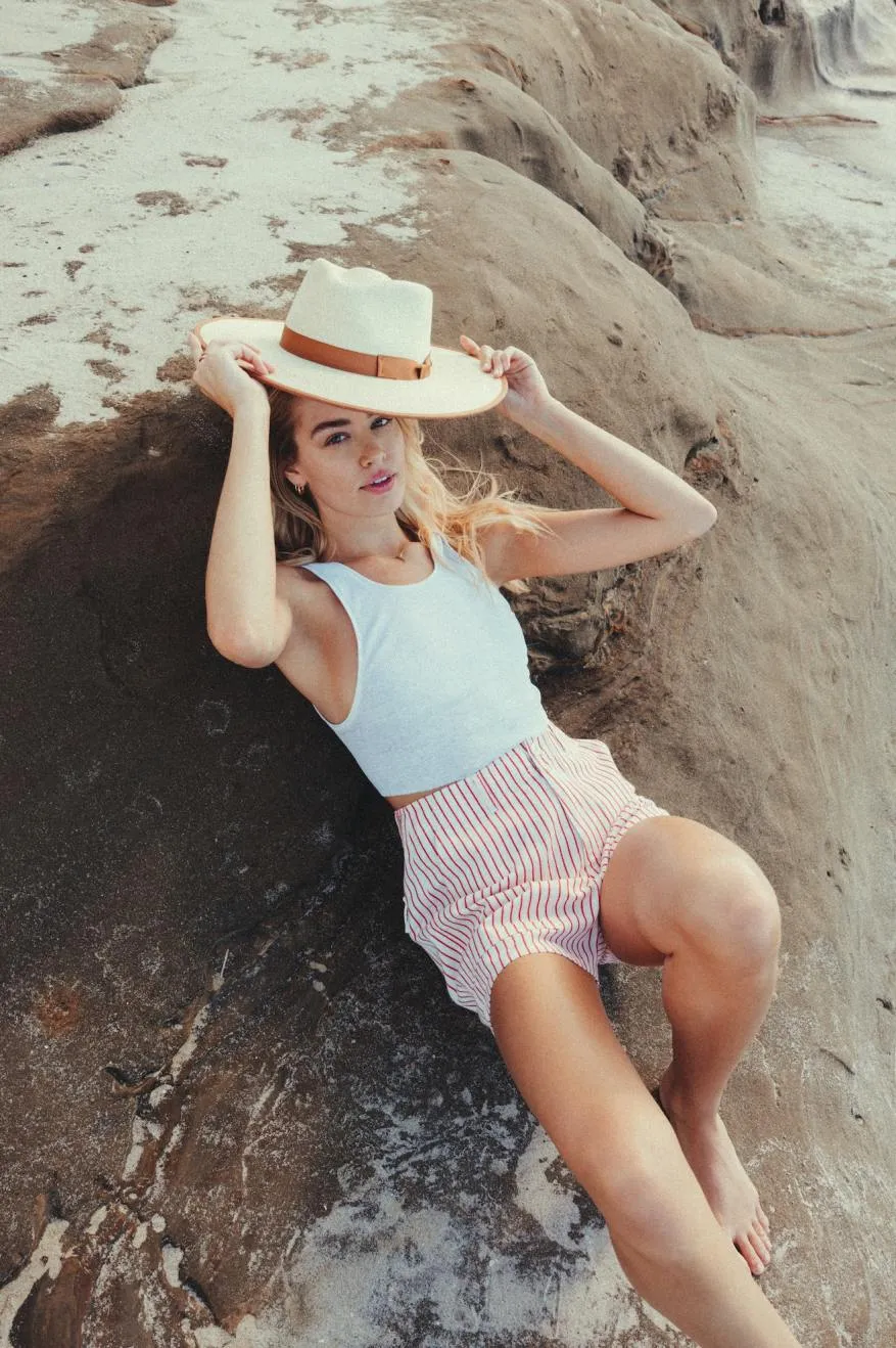 Vancouver Short - Aloha Red Wide Leg Silhouette