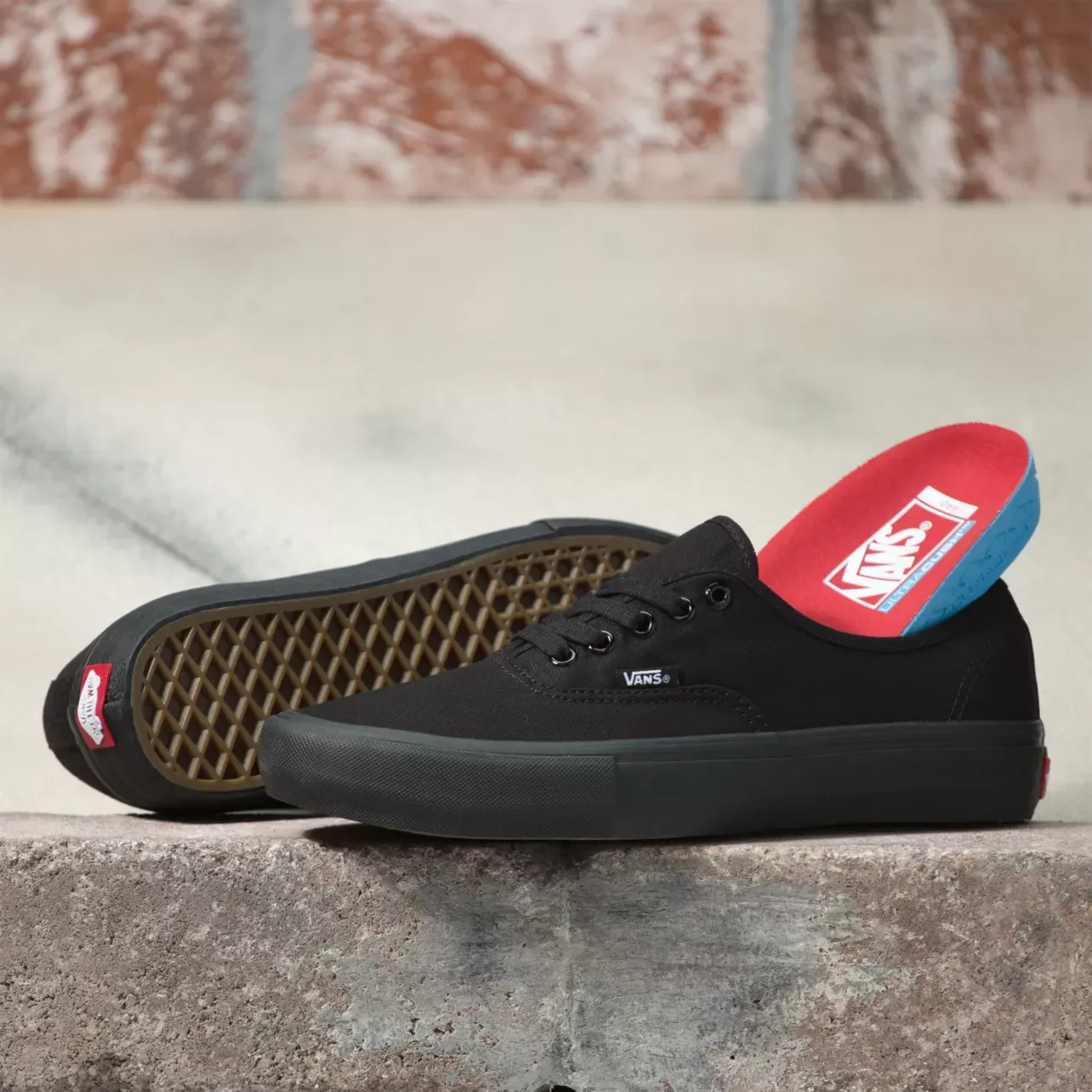 Dynamic support Grip Fit Vans Authentic Pro Black/Black