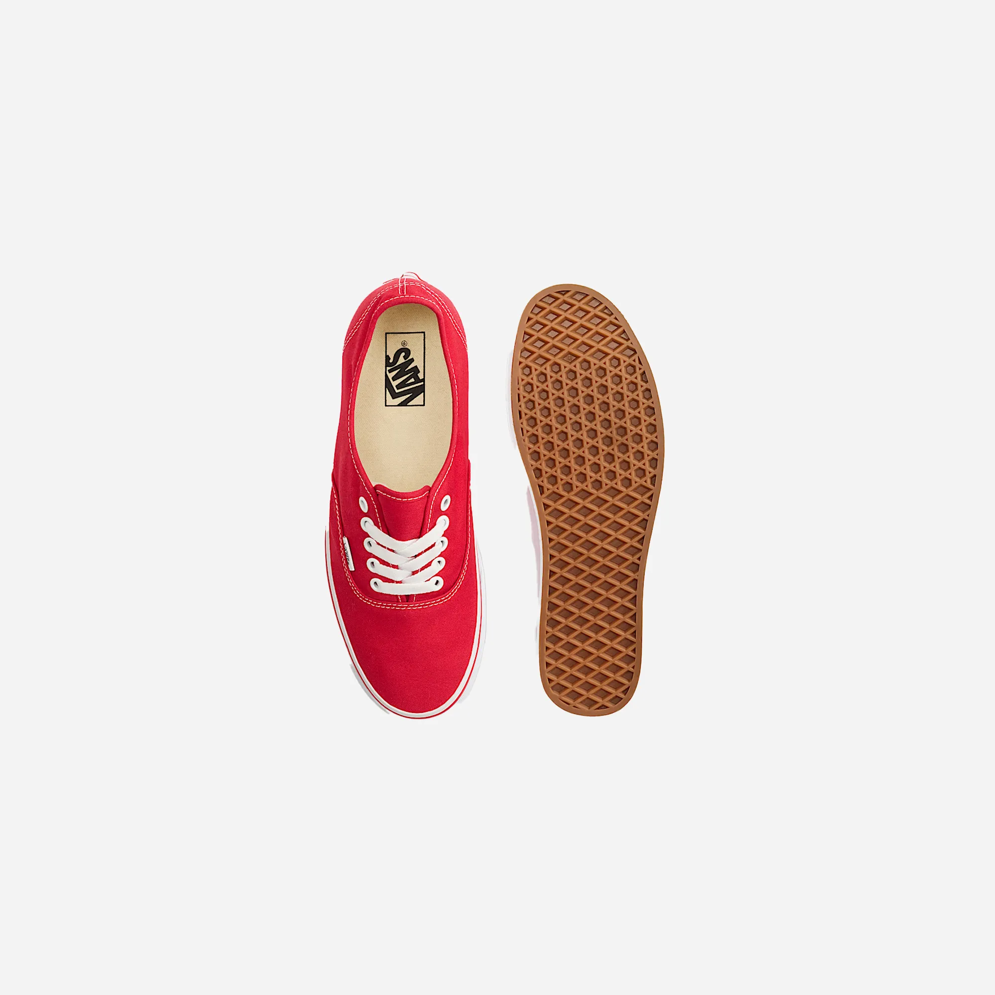 Vans Authentic Shoe Red outdoor mode