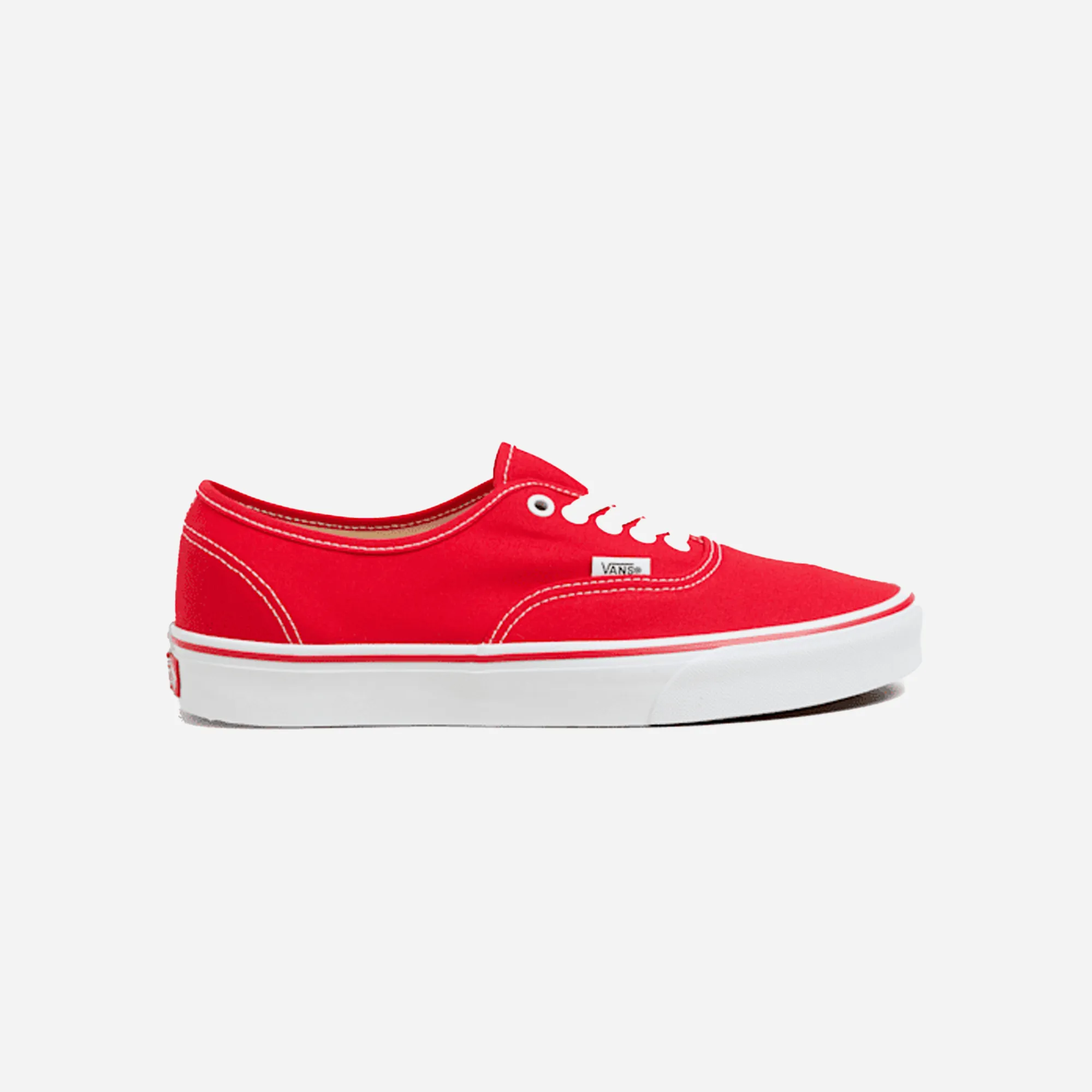 Vans Authentic Shoe Red Scandi Clean