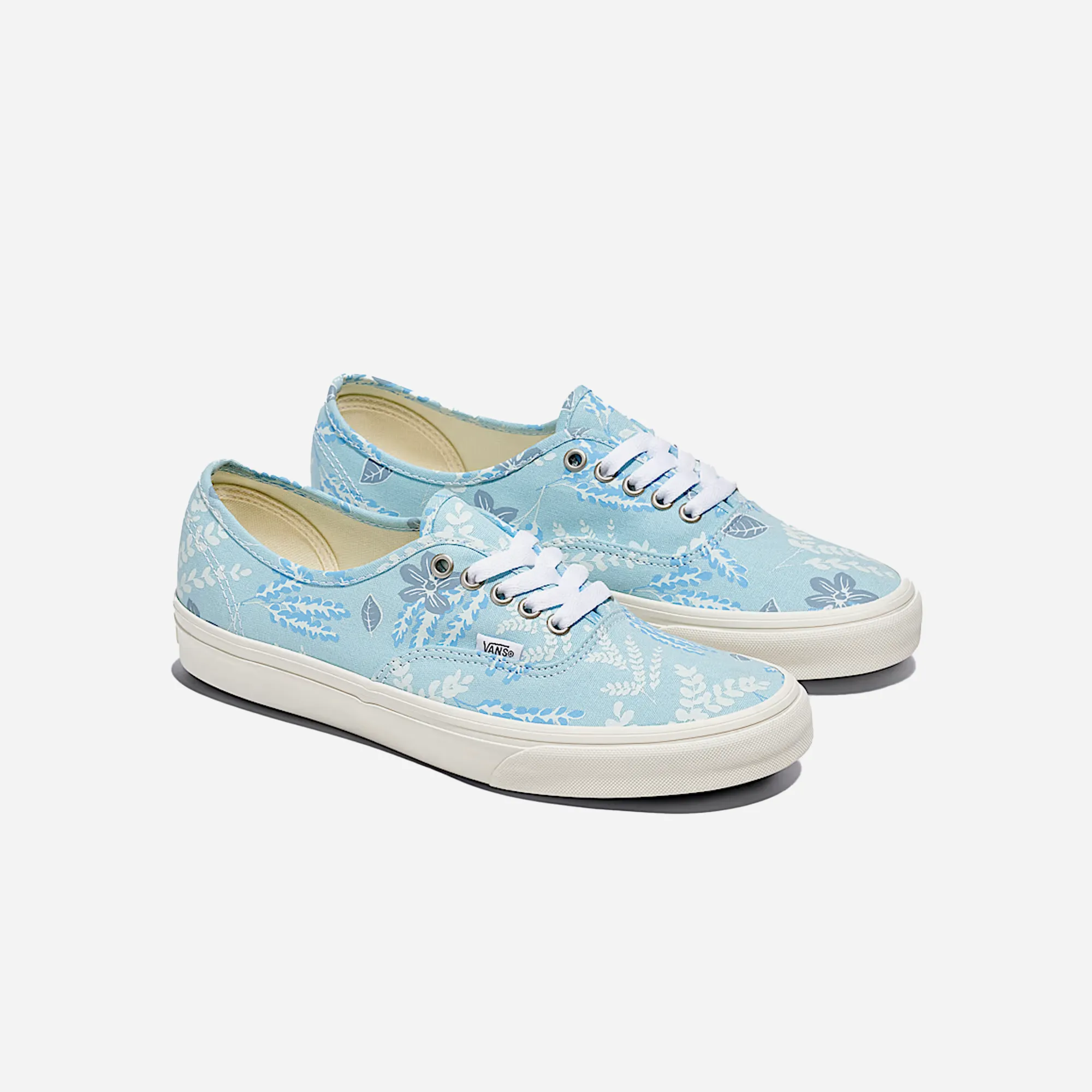 Zip Closure Air Circulation Vans Authentic Shoe Tropical Crystal Blue
