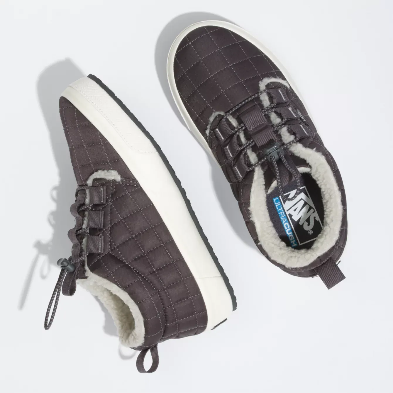 Vans Chukka Slip-Er Asphalt/Sherpa Nylon mesh material