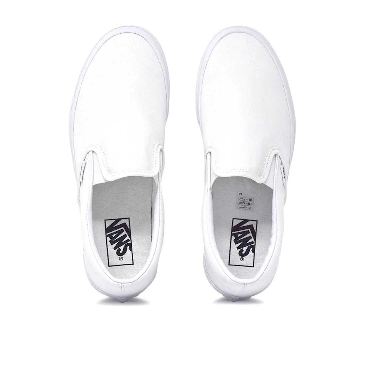 VANS Classic Slip-On 'True White' Shoes Ergonomic Shape Desert Run
