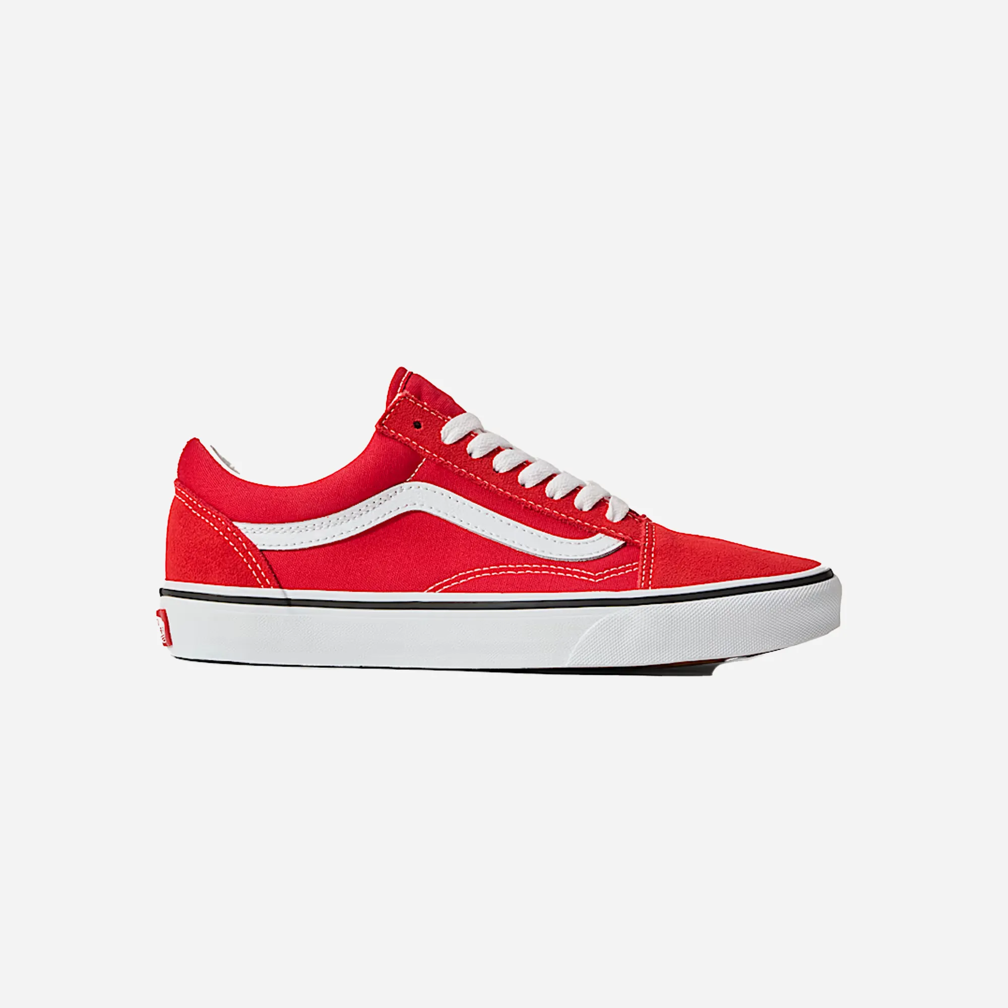Ventilated Holes Swing Hike Vans Old Skool Shoe Racing Red / White