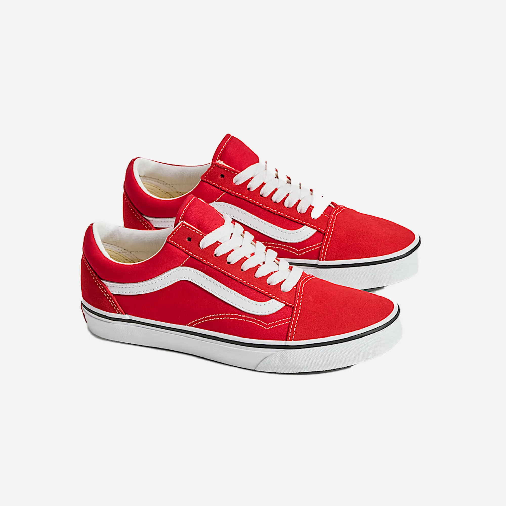Easy Going Vans Old Skool Shoe Racing Red / White