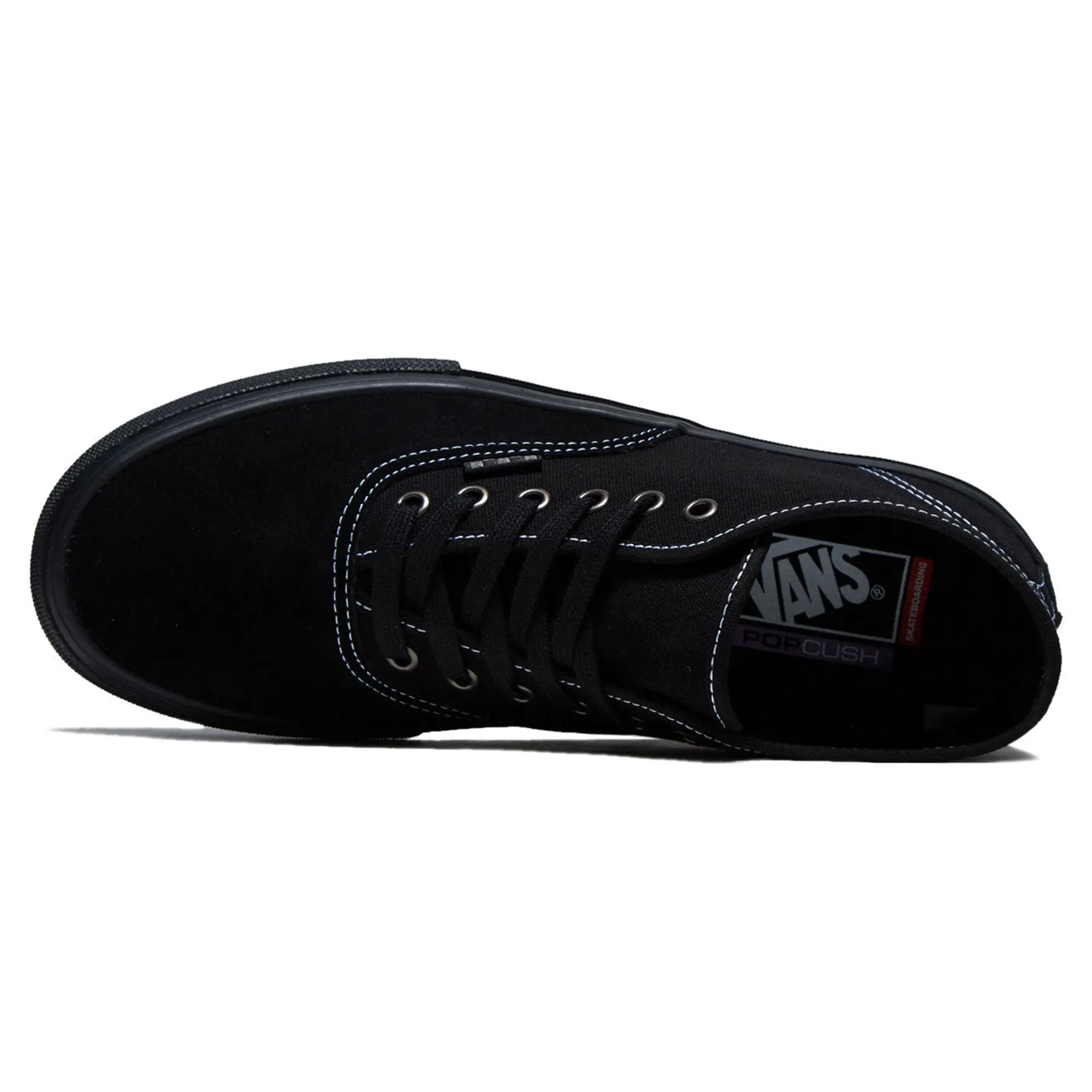 Vans Skate Authentic Mid Blackout Performance Flex Soft Interior