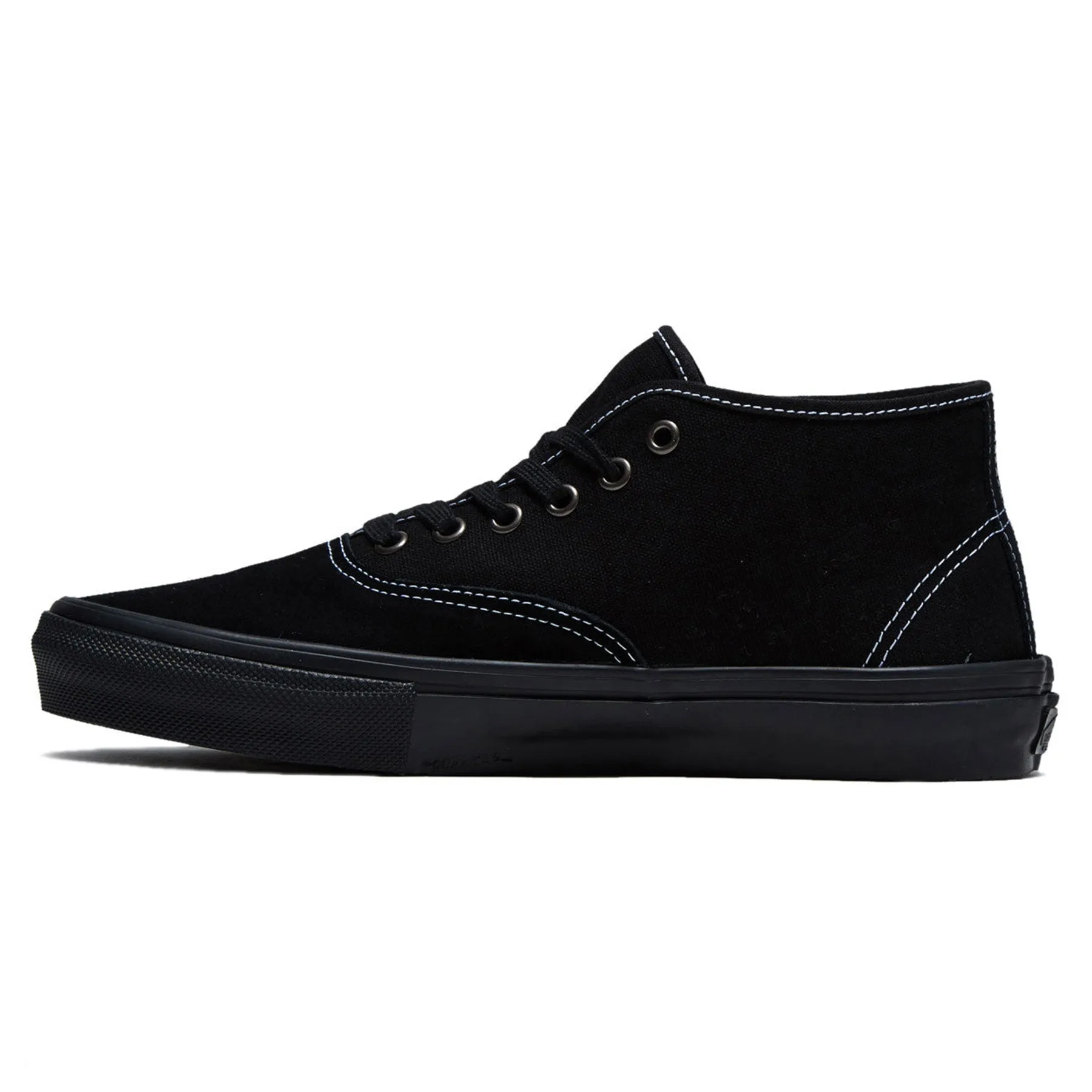 Stylish Vans Skate Authentic Mid Blackout