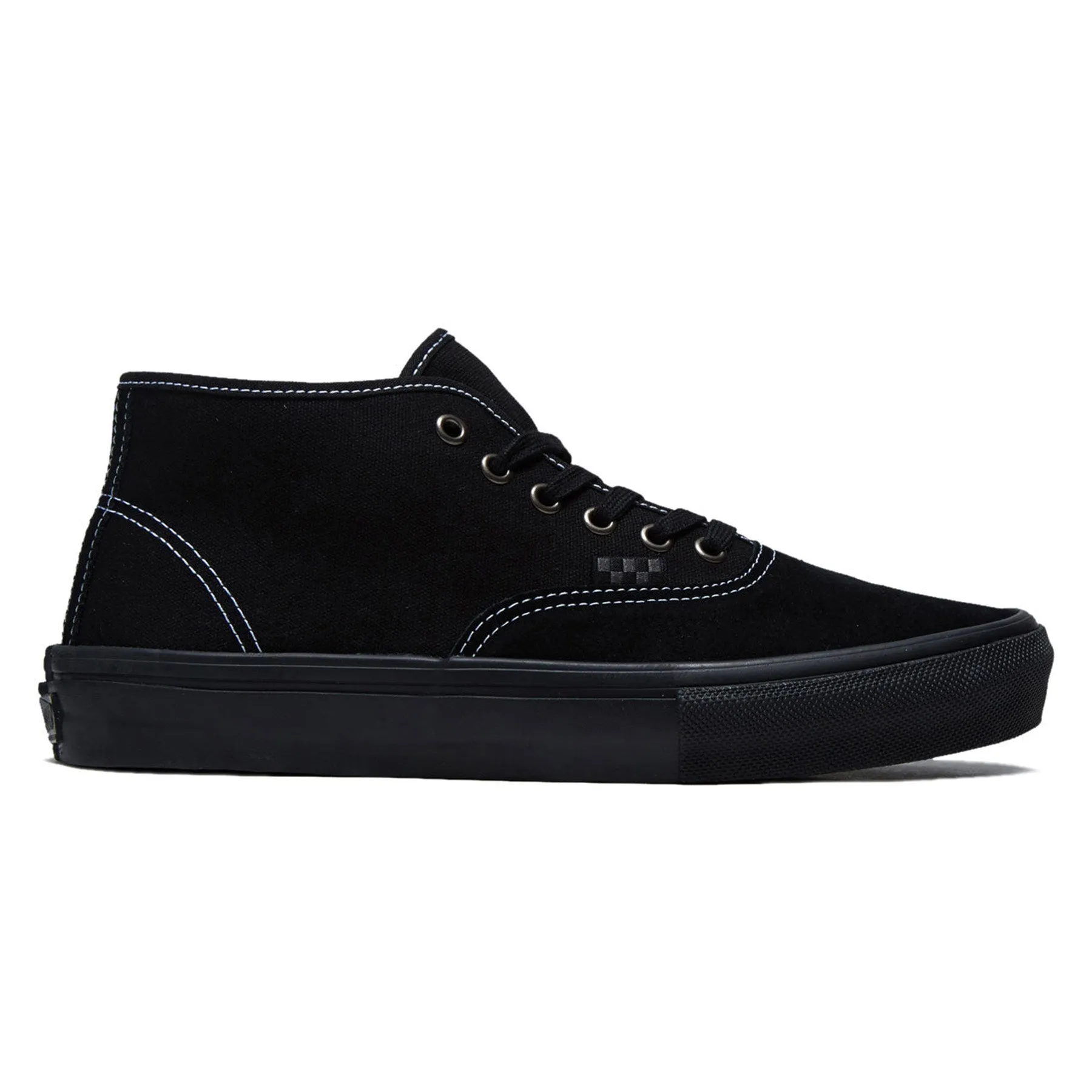Vans Skate Authentic Mid Blackout Performance Focus Supportive
