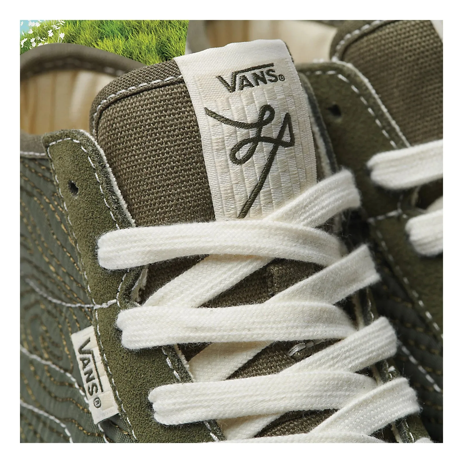 Vans The Lizzie Quilted Grape Leaf Ultimate Flex Comfortable Linings