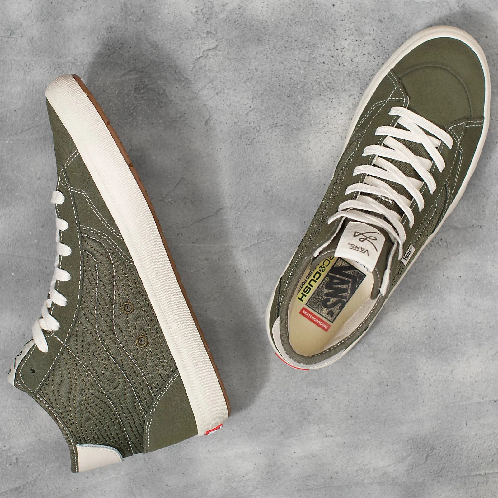 Quick Flex Dynamic support Vans The Lizzie Quilted Grape Leaf