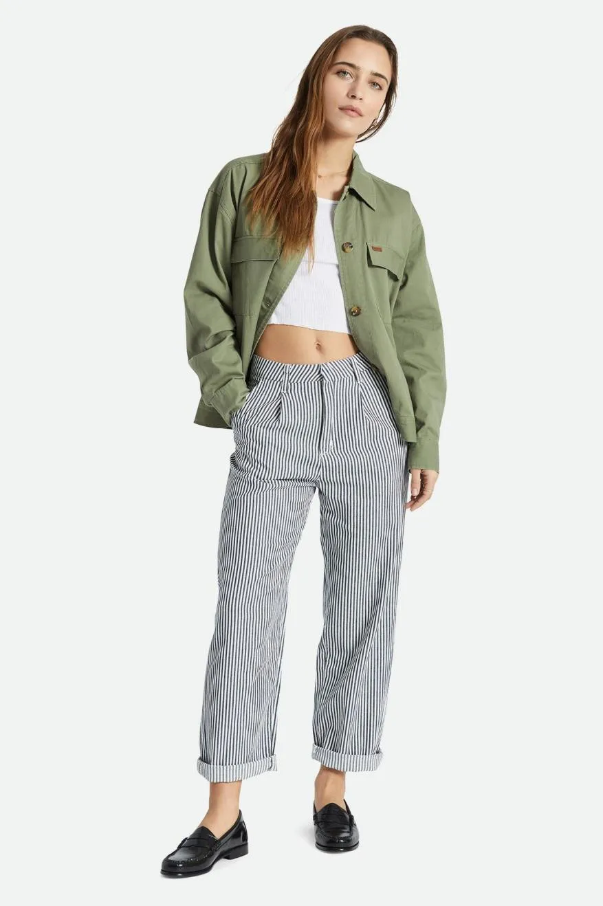 Chic Look Sporty Touch Victory Trouser Pant - Washed Navy