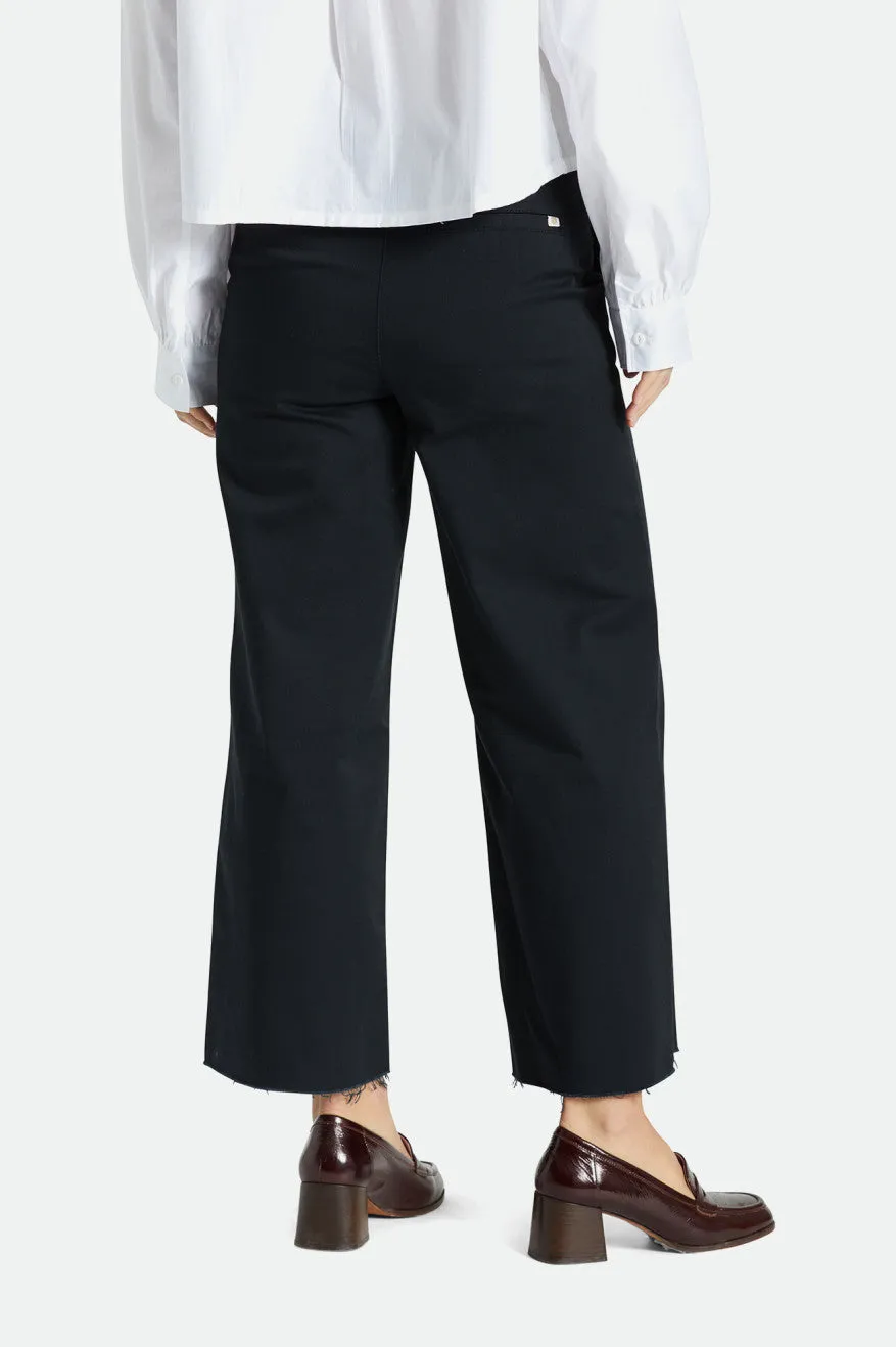 Weekend Style Victory Wide Leg Pant - Black