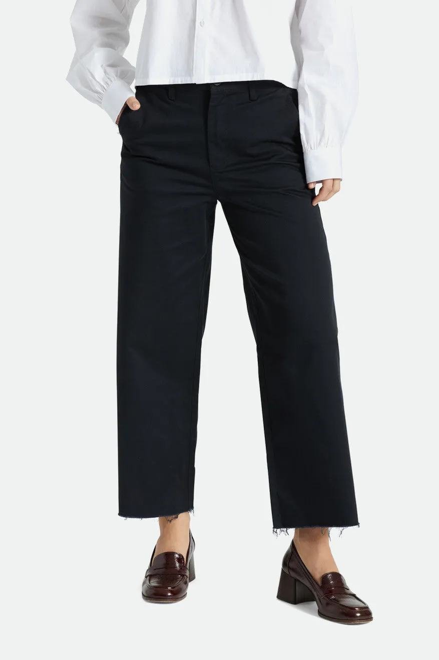 Victory Wide Leg Pant - Black QuickDryTechnology