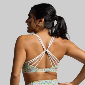 Vitality Original Sports Bra 2.0 (Garden Therapy) Breathable fabric Contrast Stitching