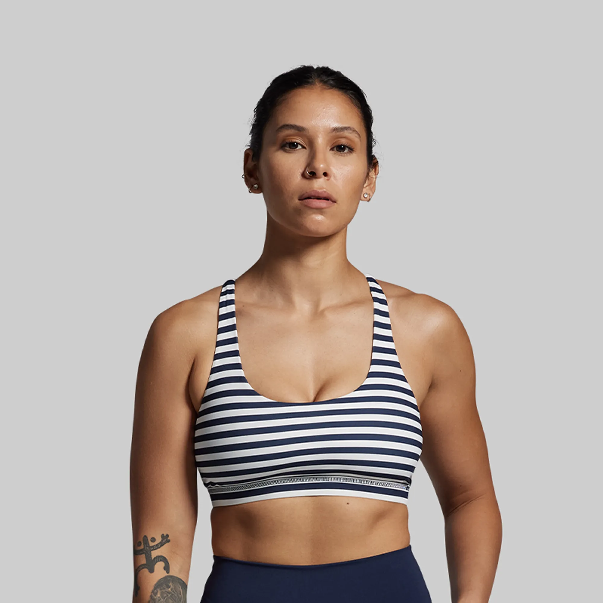 Baggy fit Vitality Sports Bra 2.0 (BP Navy Stripe)