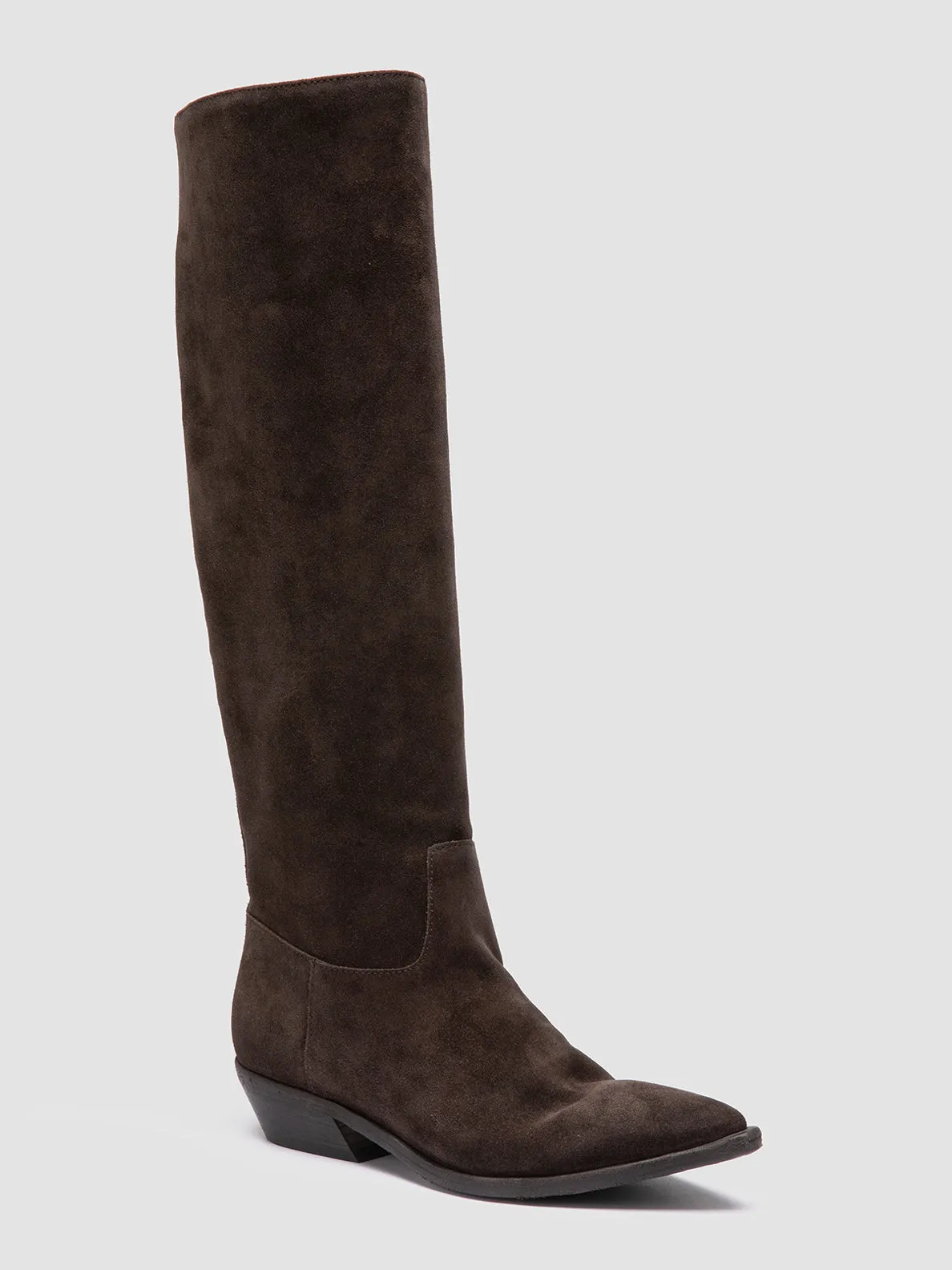 NOELIE DD 104 - Brown Suede Pull On Boots Outdoor Travel