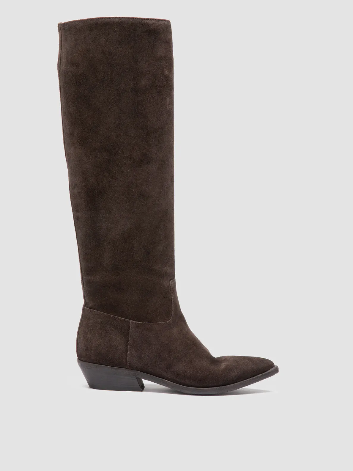 NOELIE DD 104 - Brown Suede Pull On Boots Zero Break In Comfort