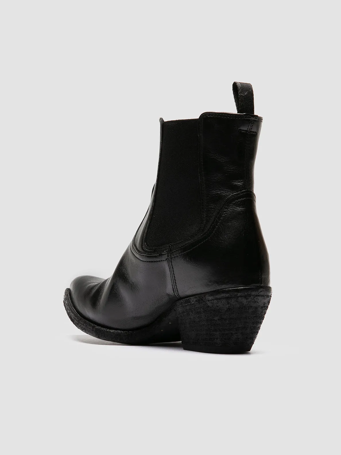 Classic Appearance well-made WANDA DD 102 - Black Leather Chelsea Boots