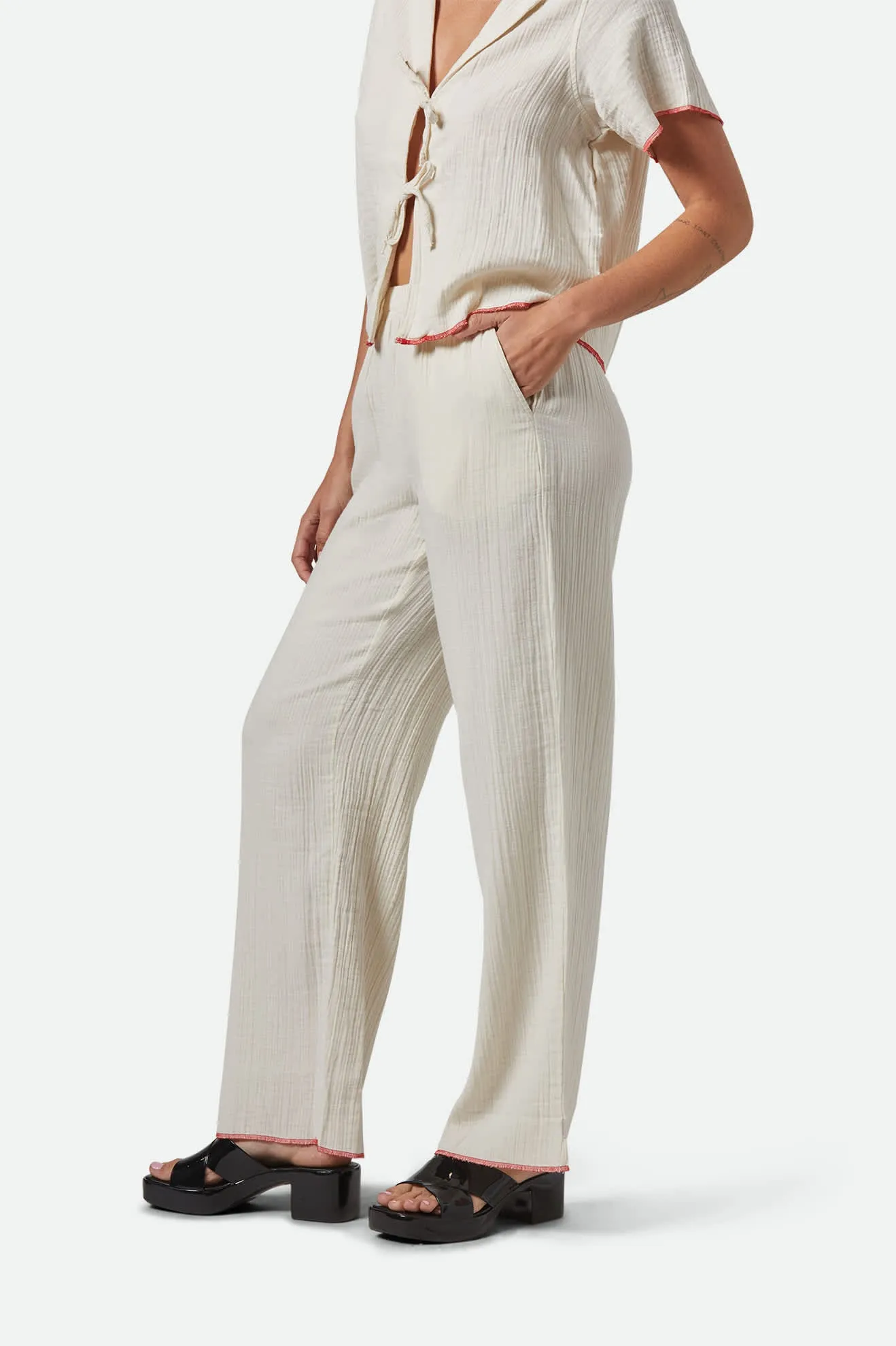 Chill Mode Easy Fit Wandering Hudson Lounge Pant - Off White