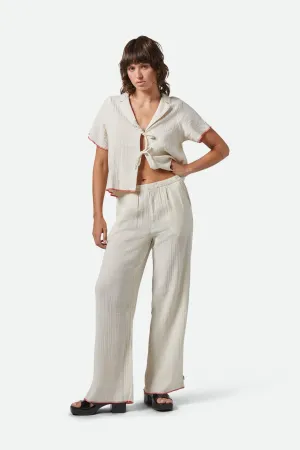 Wandering Hudson Lounge Pant - Off White FlexibleStretchWeave Long Wear