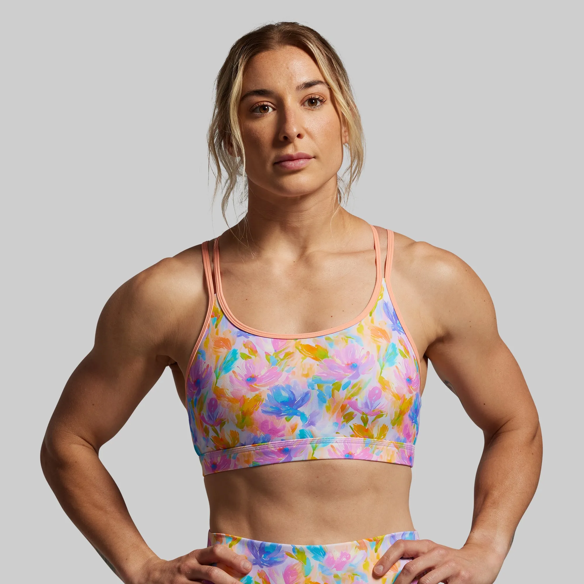 Warrior Sports Bra (Summer Love) Customizable V-Neck