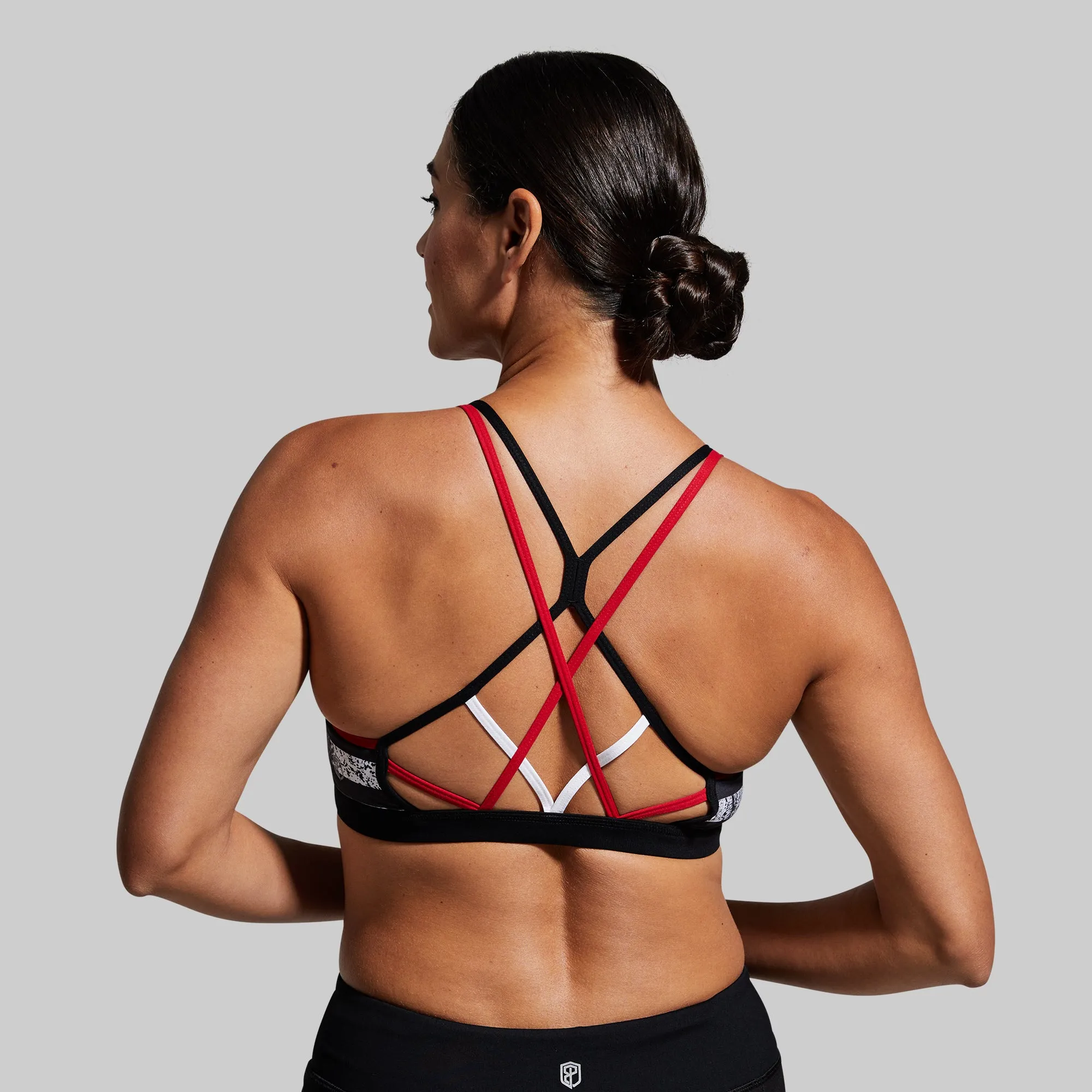 Body-Conforming Fit Warrior Sports Bra (Thin Red Line)