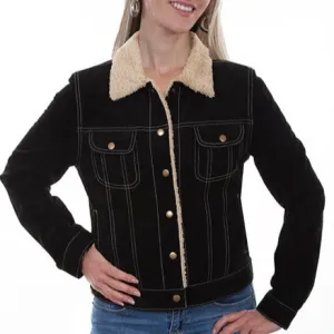 Noise Free Zippers Non Irritating Seams Scully Women's Suede Jean Jacket