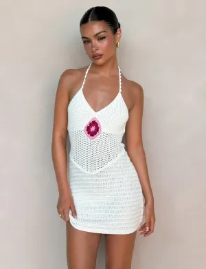 TENZIN MINI DRESS - CREAM Eco Friendly Day-To-Night Wear