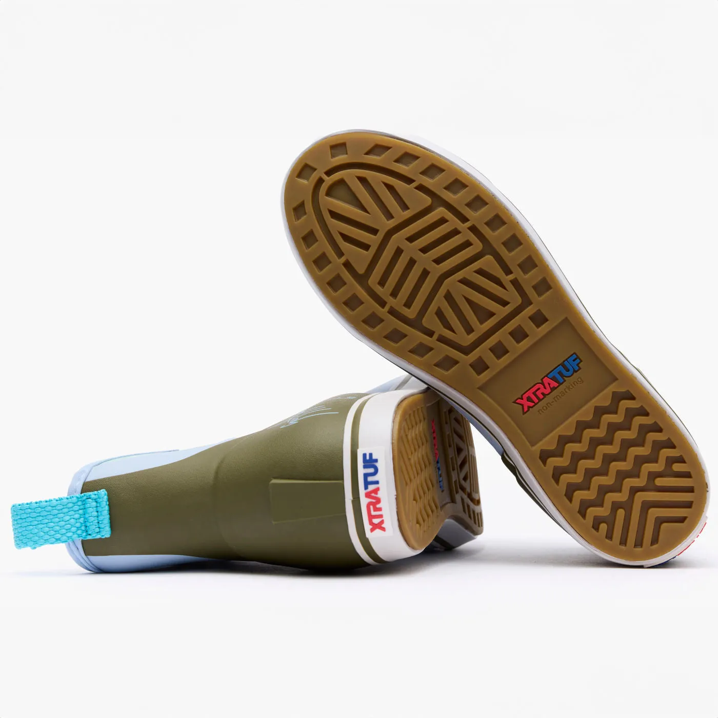 Nude Soft Hard wearing Women's 6 in Ankle Deck Boot Guy Harvey