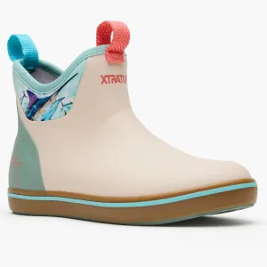 Women's 6 in Ankle Deck Boot Guy Harvey Protective Finish Rough Trail Hiker