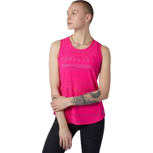 Reinforced Side Seams Traditional Design Women's Q Speed Fuel Jacquard Tank